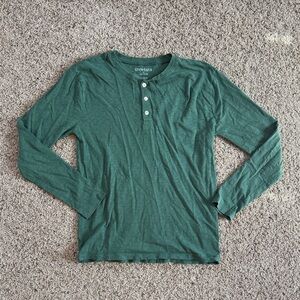Crewcuts Forest Green Long Sleeve Men's Tee
